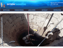 Tablet Screenshot of extremtakaritas.hu